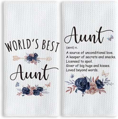 Miniatura 5 de TNUW Best Grandma - Toallas de cocina de 16 x 24 pulgadas, la mejor flor de Abuela del mundo, suave y absorbente, toalla de cocina, toallas de mano