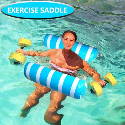 Miniatura 4 de Flotadores inflables para piscina, hamaca de agua de tamaño adulto, balsas de piscina, sillas flotantes, flotadores de piscina multiusos 4 en 1