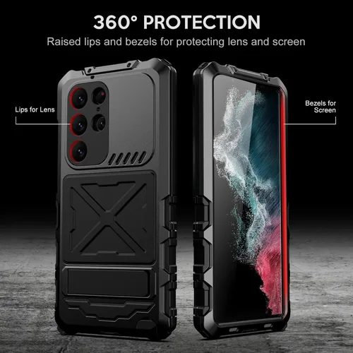 Miniatura 2 de Funda para Galaxy S23 Ultra, funda protectora de cuerpo completo de 360 grados para Samsung Galaxy S23 Ultra, protector de lente a prueba de golpes