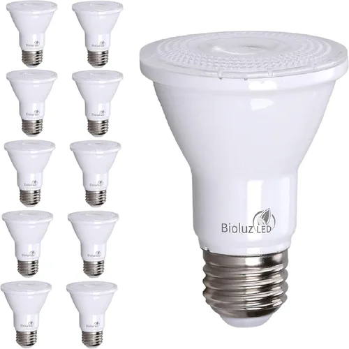 Miniatura 8 de Bioluz LED Bombillas LED PAR20 3000K 90 CRI 5.5 W = 75 W de repuesto de bombilla blanca suave regulable bombilla E26 ángulo de haz de 40 grados