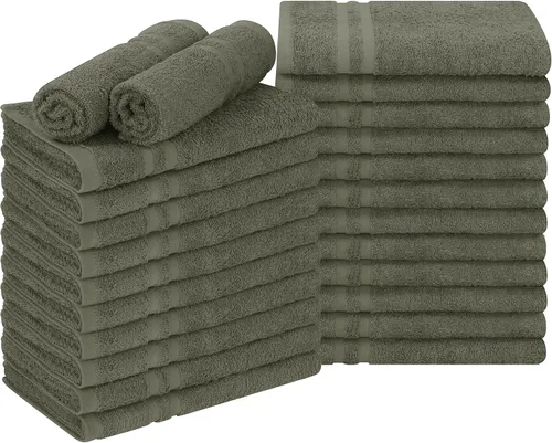 Miniatura 13 de Utopia Towels Toallas de algodón a prueba de blanqueador (16 x 27 pulgadas) – Toalla de mano de gimnasio segura con blanqueador