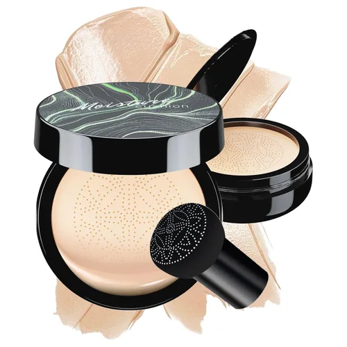 Miniatura 12 de Mushroom Head Air Cushion CC Cream - Base de maquillaje facial BB Cream para piel madura, corrector hidratante que ilumina larga duración, tono