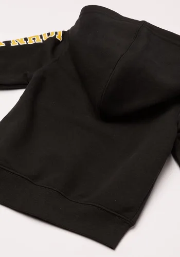 Miniatura 2 de John Deere Sudadera con capucha Tractor de vellón con cremallera frontal para niños pequeños, Negro