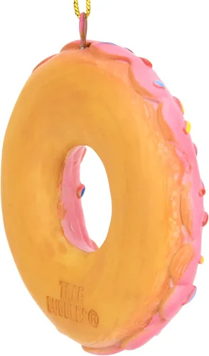 Miniatura 5 de Tree Buddees Adorno navideño de donut rosa con chispas