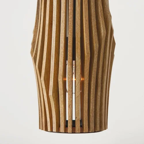Miniatura 5 de Capital Lighting 344613WK Archer - Lámpara de techo colgante moderna de madera de mango hecha a mano, 1 luz de 100 vatios, 17 pulgadas de alto x 9