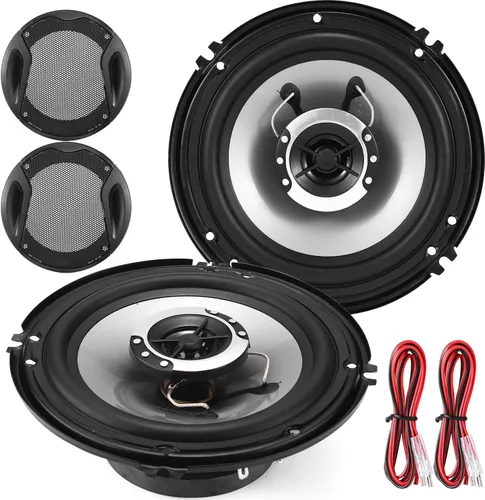 Miniatura 7 de Altavoces coaxiales para automóvil de 6 pulgadas, 400 W (100 W RMS), reemplazo de altavoz estéreo universal para automóvil, altavoz coaxial auxiliar