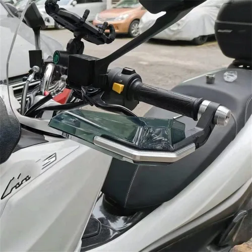 Miniatura 6 de Parabrisas de motocicleta para Bajaj Dominar 400, protector de mano de motocicleta, protector de mano, accesorios para parabrisas de motocicleta 12
