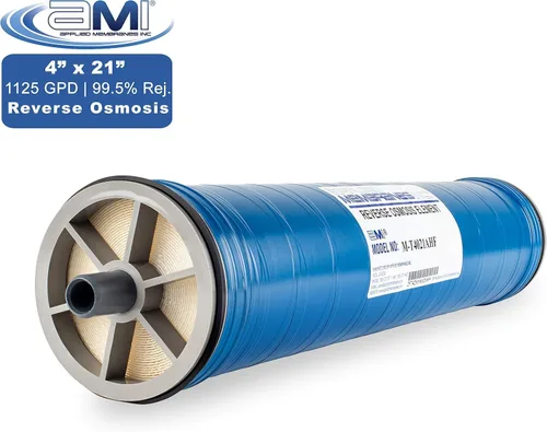 Miniatura 2 de Elemento de membrana de ósmosis inversa de 4 "x 21" para agua del grifo Alto flujo 1125 GPD a 225 psi 99.5% de rechazo Membrana RO comercial