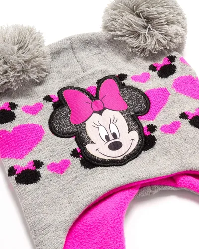 Miniatura 4 de Disney Girls Minnie Mouse and Vampirina Winter Hat and 2 Pair Mitten or Glove Set (ToddlerLittle Girl)