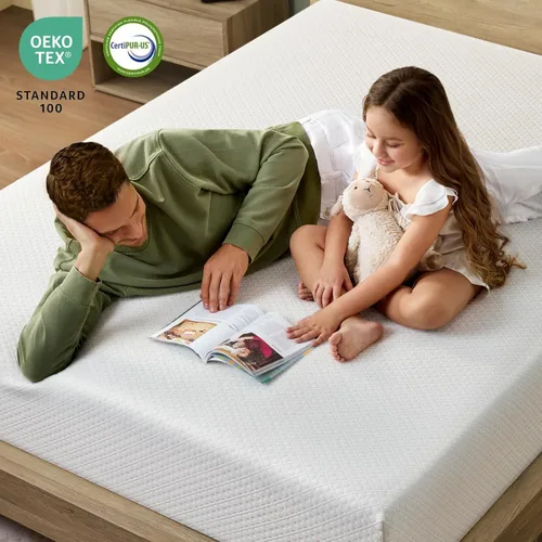 Miniatura 7 de Rolanstar Colchón Tamaño Twin, Colchón de Espuma Viscoelástica de Gel de 6 Pulgadas en una Caja, Sin Fibra de Vidrio, Transpirable para un Sueño más