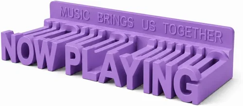 Miniatura 11 de WPESI Now Playing Soporte de pared para discos de vinilo (negro)