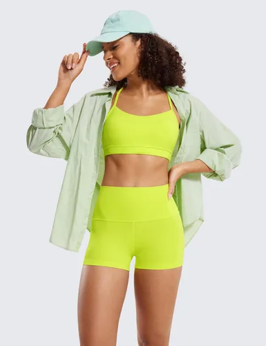 Miniatura 20 de CRZ YOGA Butterluxe - Pantalones cortos de ciclismo de cintura alta para mujer, 2.5 pulgadas, yoga, entrenamiento, elastano, correr, voleibol
