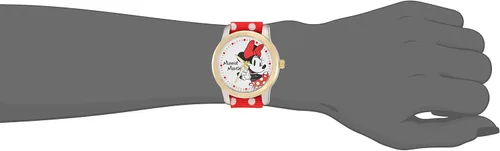 Miniatura 2 de Disney Minnie Mouse - Reloj analógico de cuarzo para adultos Rojo