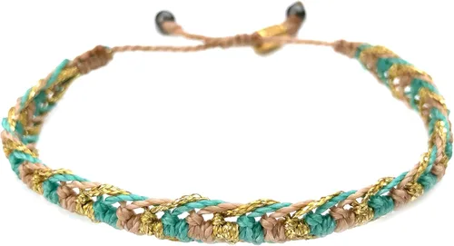 Miniatura 37 de Rumi Sumaq Pulseras de Orgullo y Bandera del País con Atadura de Tirón — Pulseras Macramé Trenzadas a Mano, Nudo de Pescado y Trenzadas Ajustables