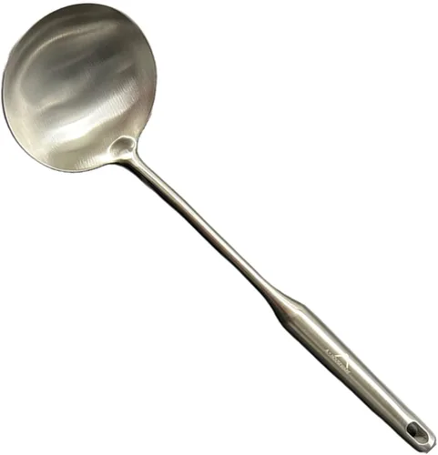 Miniatura 11 de Cuchara de arroz, cuchara de acero inoxidable, espátula para servir, cucharón, utensilio de cocina para restaurante y hogar, mango a prueba