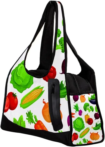Miniatura 3 de Fresh Healthy Vegetables Travel Duffel Bag Sports Gym Bag Weekend Overnight Tote Bag for Women Men