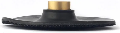 Miniatura 4 de Almohadilla de respaldo de goma de 5 ", almohadillas de respaldo negras, soporte de gancho y bucle 5/8-11 rosca para amoladora angular, 1 unidad