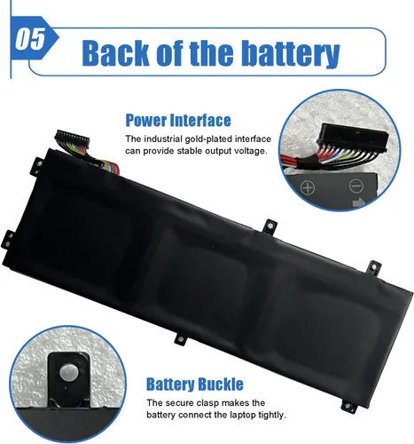 Miniatura 6 de Batería para laptop H5H20 RRCGW de repuesto para Dell Precision 5510 5520 M5520 5530 5540 XPS 15 9550 9560 9570 9590 Inspiron 7590 7591 Series