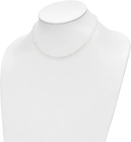 Miniatura 5 de Collar de perlas cultivadas FW de 14 k 0.118-0.157 in de 14 pulgadas, 5 pulgadas. Pulsera y aretes estilo XF502SET, Metal, no conocido