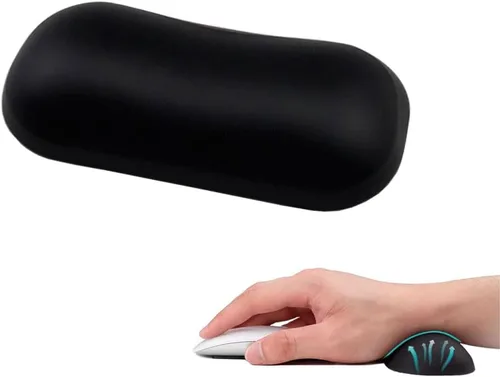 Miniatura 8 de MXCOIRTP Reposamuñecas para mouse, almohadilla ergonómica de espuma viscoelástica para muñeca, almohadilla de soporte para muñeca con base Mármol