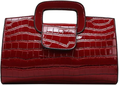 Miniatura 18 de ZLMBAGUS - Bolso de mano para mujer, diseño vintage con solapa y asa, de piel sintética, para llevar al hombro