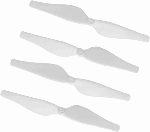 Miniatura 8 de RiToEasysports Juego de 4 pares de cuchillas de hélice, juego de repuesto de hélice de dron ligero de fibra de carbono para DJI Tello (blanco)