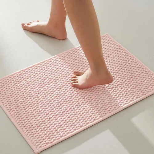 Miniatura 92 de TYUU Alfombras de Baño Antideslizantes Lavables, Tapete de Baño Súper Absorbente Delgado de Pila Baja para Secar Rápido, Alfombra de Baño Pequeña