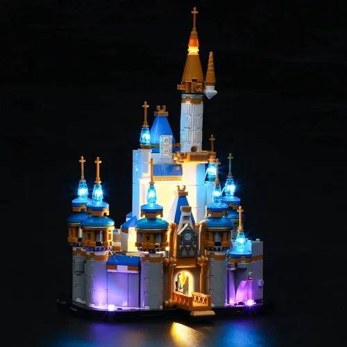 Miniatura 2 de YEABRICKS Luz LED para Lego-40478 Disney Mini Castle Building Blocks Model (Lego Set no incluido)