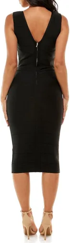 Miniatura 3 de bebe Vestido midi clásico con cuello en V