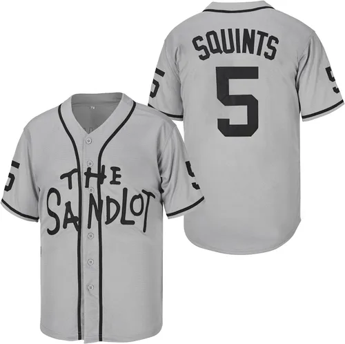 Miniatura 6 de Camiseta de béisbol para hombre Sandlot #5 Michael Squints #11 Alan Yeah-Yeah Fashion Movie Baseball Jersey cosido S-3XL