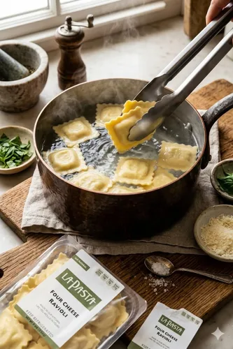 Miniatura 3 de Ravioles de cuatro quesos La Pasta (caja de 8)