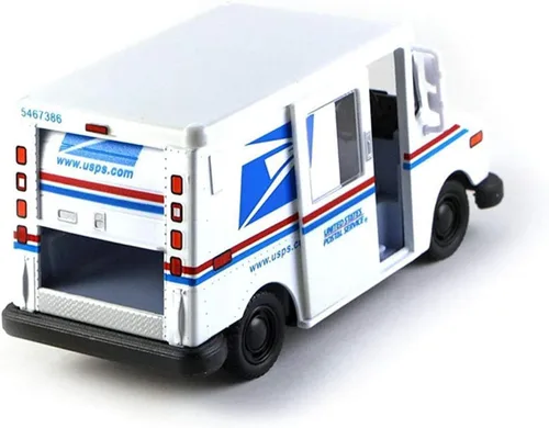 Miniatura 2 de Camión de Correos Postal de los Estados Unidos USPS 1987 Grumman LLV a escala 1:36 Modelo de Juguete de Camión de Metal Fundido a Presión de 5