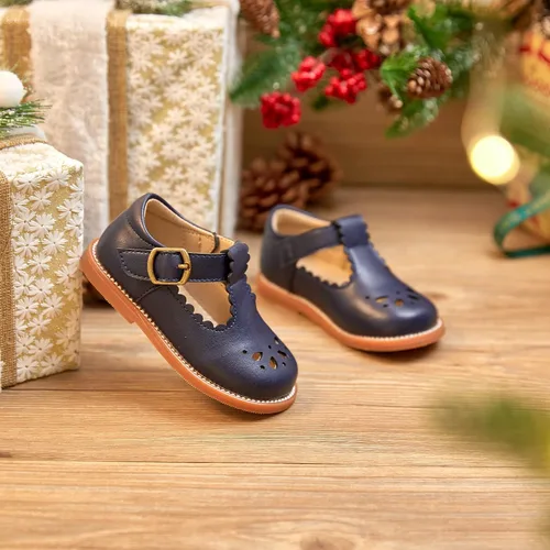 Miniatura 3 de Felix & Flora - Zapatos planos de vestir estilo Mary Jane para niña pequeña, zapatillas de ballet para niña, zapatos para fiestas y escuela