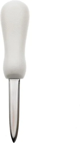 Miniatura 2 de Mercer Culinary Cuchillo de ostras estilo Boston con mango de polietileno, 3 pulgadas, color blanco