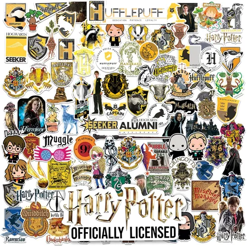 Miniatura 8 de Harry Potter Stickers - Paquete variado de calcomanías de vinilo troqueladas para laptop, botella de agua, álbumes de recortes, tableta, monopatín