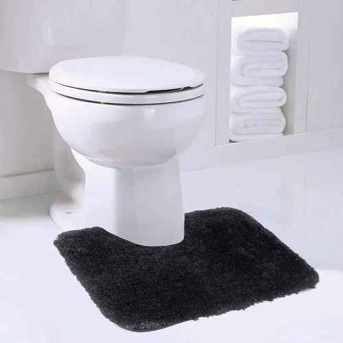 Miniatura 48 de Walensee Alfombra de baño antideslizante (16 x 24 pulgadas, color rubor) absorbente de agua, microfibra suave, lavable a máquina, alfombra de baño