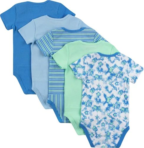 Miniatura 2 de Hanes Baby Bodysuits Ultimate Flexy Short Sleeve for Boys Girls 5-Pack