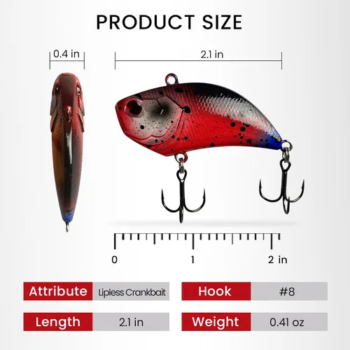Miniatura 4 de Pristis Jig Head Fishing Lures for Freshwater Saltwater, Weedless Swim Jig Teasers with Sharp Hooks & Exquisite Coating, Pre-Rigged Vibrating Juego