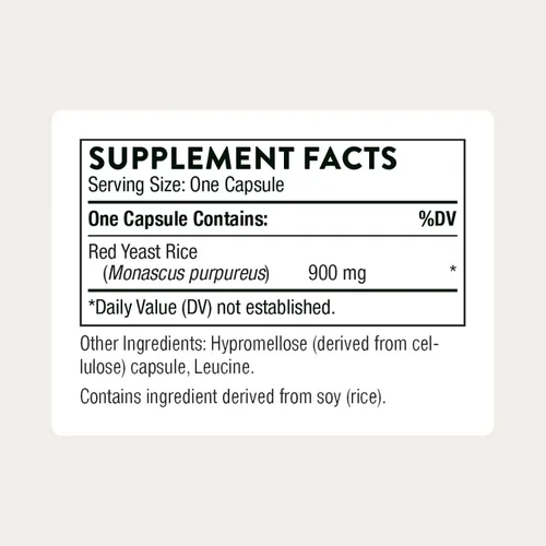 Miniatura 2 de THORNE - Arroz de levadura roja - Soporta niveles saludables de colesterol ya en un rango normal, salud cardíaca y presión arterial* - Certificado
