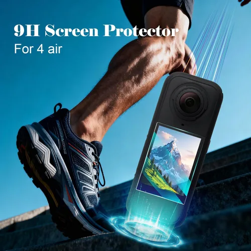 Miniatura 3 de Protector de pantalla para accesorios de aire Insta 360 X4, pantalla LCD de vidrio templado Insta360 X4, Ultra HD, dureza 9H, resistente a