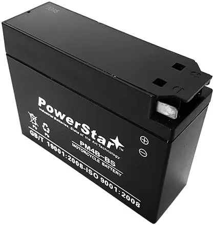 Miniatura 3 de PowerStar Batería sellada AGM de 12V YT4B-BS para Yamaha SR400 VINO 50 YJ50R Classic