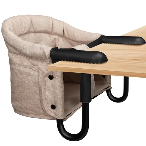 Miniatura 13 de Sillas Colgantes - Portátiles y Plegables para Bebés de 6-36 Meses, Uso Familiar y de Viaje con Bolsa de Transporte (Gris)