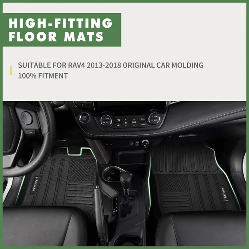 Miniatura 6 de Alfombrillas de carga para Toyota RAV4 2013-2018, alfombrilla de respaldo, para todo tipo de clima, 3D, personalizable, para interior de automóvil