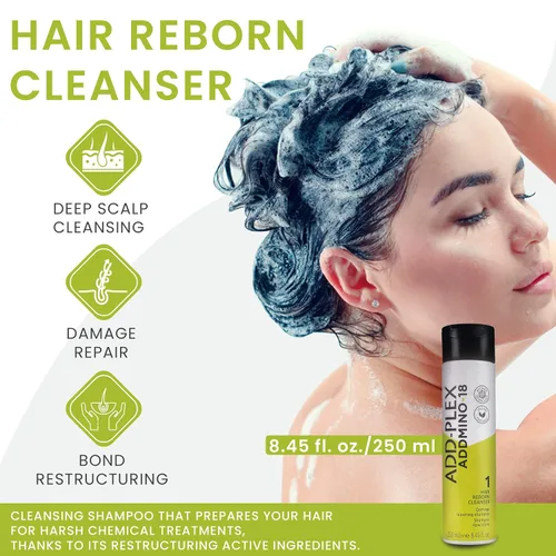 Miniatura 3 de Kit Hair Reborn - Juego de champú, máscara y acondicionador sin enjuague para todo tipo de cabello