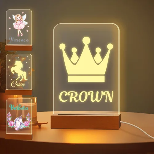 Miniatura 26 de Luz nocturna con foto personalizada, lámpara LED con nombre de corazón, lámpara acrílica personalizada con imagen, regalo para su novia, amante
