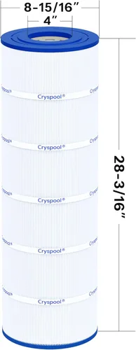 Miniatura 4 de Cryspool® 08060 Filtro compatible con CX1750RE, C1750, C1750E, C1900RE, PA175, C-8417, FC-1294, 817-0175P, cartucho de filtro de piscina de 175 pies