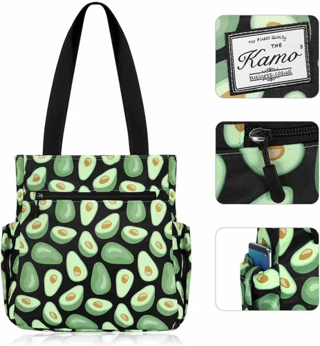 Miniatura 4 de KAMO - Bolsa de viaje con diseño floral, impermeable, ligera, para senderismo, yoga, gimnasio, natación, viajes, playa