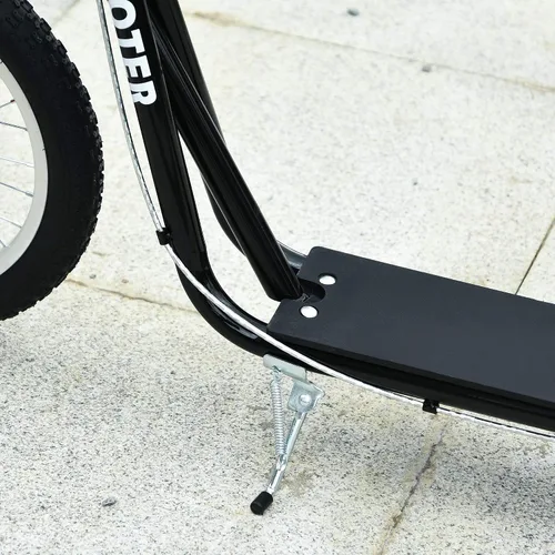 Miniatura 9 de Aosom Patinete para jóvenes, patinete para niños de 5 años en adelante, carga máxima 100 kg, con manillar ajustable, ruedas inflables de 16", frenos