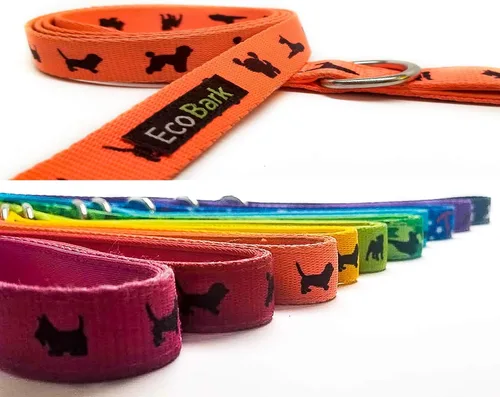 Miniatura 19 de EcoBark Correa para perro – Correas de entrenamiento cómodas suaves y reflectantes con mango acolchado – Fuerte y duradera resistente – Verde