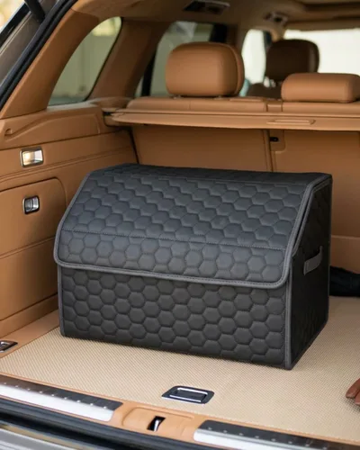 Miniatura 18 de Owleys Organizador de Maletero de Automóvil Para Zapatos - Caja de Almacenamiento Para SUV, Sedán o Camión - Contenedor de Carga Plegable Para